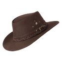 Chapeu Traiado Australiano Boiadeiros Café