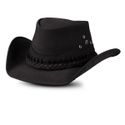 Chapéu Traiadinho Infantil Texano Preto