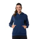 Moletom Canguru Feminino Azul Marinho com Capuz 