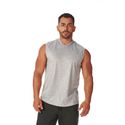 Regata Masculina Cinza Capuz Oversized Longline Academia 
