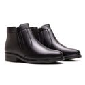 Botina Couro de Carneiro Preto Comfort 