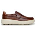 Sapato Casual Masculino CNS Collim 61602 Floarter Conhaque