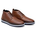 Bota Casual Masculina Couro Liso CNS Cacau