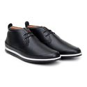 Bota Casual Masculina Couro Liso CNS Preto
