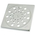 GRELHA QUADRADA 15 CM INOX GIRATÓRIA