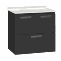 Gabinete Toucador Aço ísis 60 Preto - Cozimax