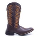 Bota Masculina Texana Quadriculada