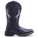 Bota Masculina Texana Cavalos Preto