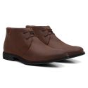 Botina Conforto Mustang Café de Amarrar - Linha Confort Prime