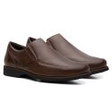 Sapato Masculino Esporte Fino Floater Tabaco (c/ Elástico) - Linha Rochedo