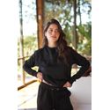 BLUSA MOLETOM THASSIA PRETA 