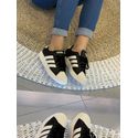 Tênis Adidas Street Talk Preto e Branco 