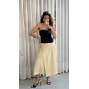 Saia Linho Essencial Bege 2708