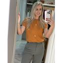T-shirt Lez a Lez Bordado Caramelo 0408