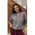 Jaqueta Bomber De Linho 100% Italiano Fendi 1109