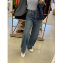 Calça Morena Rosa Wide Alta Azul 1610