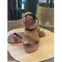 Rasteira CS Shoes Léia Caramelo 0910 