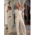 Camisa Linho Essencial Manga Longa Mullet Off White 2309