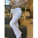 Calça Morena Rosa Boot Cut Alta Off White 1510