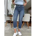 Calça Jeans Skinny Contour Com Bolsos E Elastano 