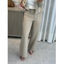 Calça Vanews De Alfaiataria Bege 2803
