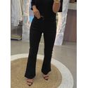 Calça Morena Rosa Boot Cut Alta Preto 1510 
