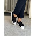 Tênis Carrano Slip On Kicks Tela Preto 0209