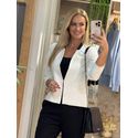 Blazer Lez a Lez Em Alfaiataria Off White 0408