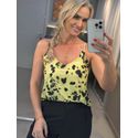 Blusa com Alças Estampada Splash