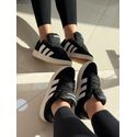 Tênis Adidas Preto e Branco 1507 
