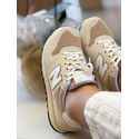 Tênis New Balance 500 V2 Bege/Branco/Marrom 0601 