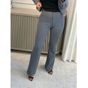 Calça Vanews Em Ponto Roma Cinza 