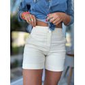 Bermuda Maria.Valentina Reta Média Off White