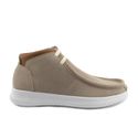 Sapato Masculino London Ultralight em couro taupe com solado em E.V.A.