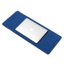 Desk Pad Concept 70x30cm em Feltro Azul