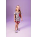 Baby Doll Infantil em Malha com Blusa com Mangas