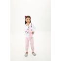 Pijama Longo Feminino Infantil de Doutora em Malha Suede