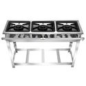 Mesa Inox 190 x 90 CM Prateleira Lisa - Fritomaq