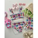 Biquini Com Saida Stitch Xadrez