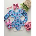 Maiô Stitch Azul