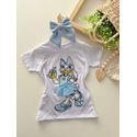 T-shirt Margarida Azul