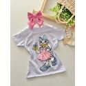 T-shirt Margarida Rosa