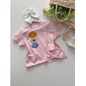 Blusa Be Happy Rosa 