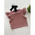 Blusa Elóa Listra Rose 