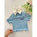 Blusa Stitch Azul
