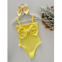 Body Laço Amarelo 