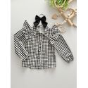 Camisa Xadrez Aline Preta