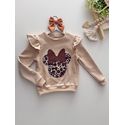 Blusa Minnie Nude 