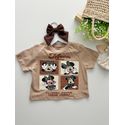 T-shirt Cropped Minnie Nude 
