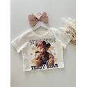 T-shirt Cropped Teed Bear Off White 